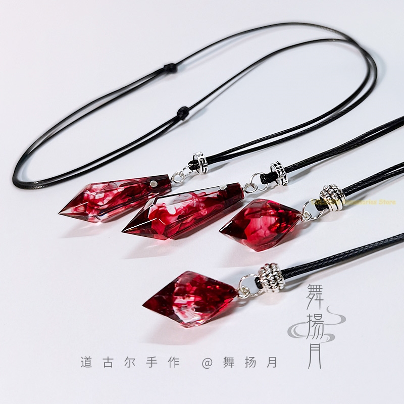 Anime Pendant Necklace - Anime Epoksi Kolye Husky ve Beyaz