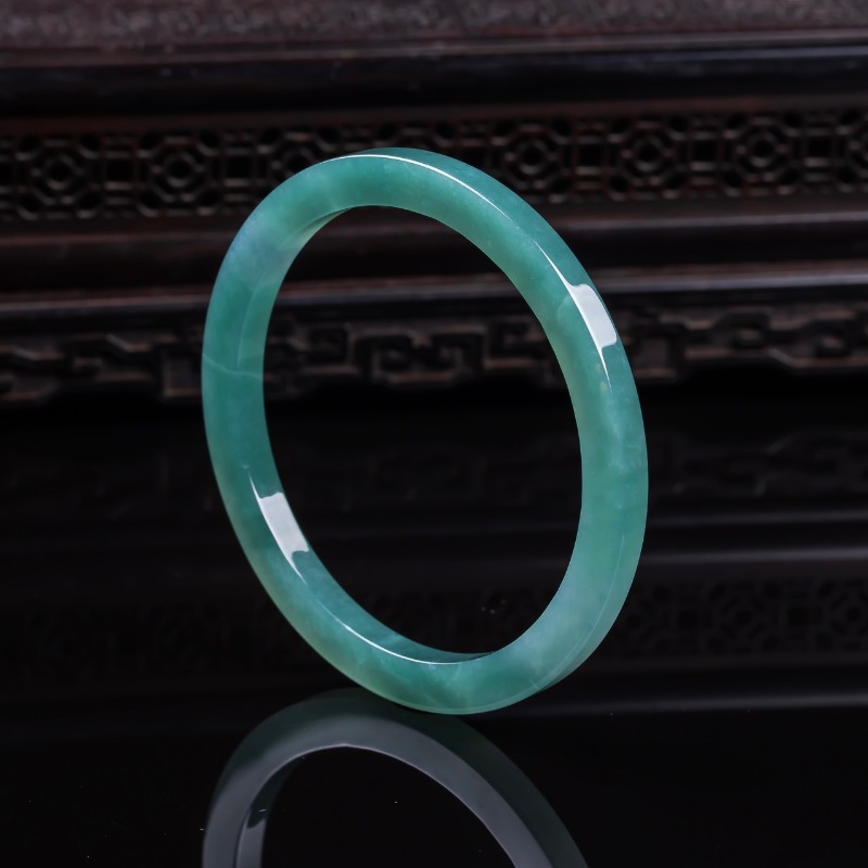 Bracelets - Doğal Zümrüt 48-62mm Birmanya Zümrüt Yeşim