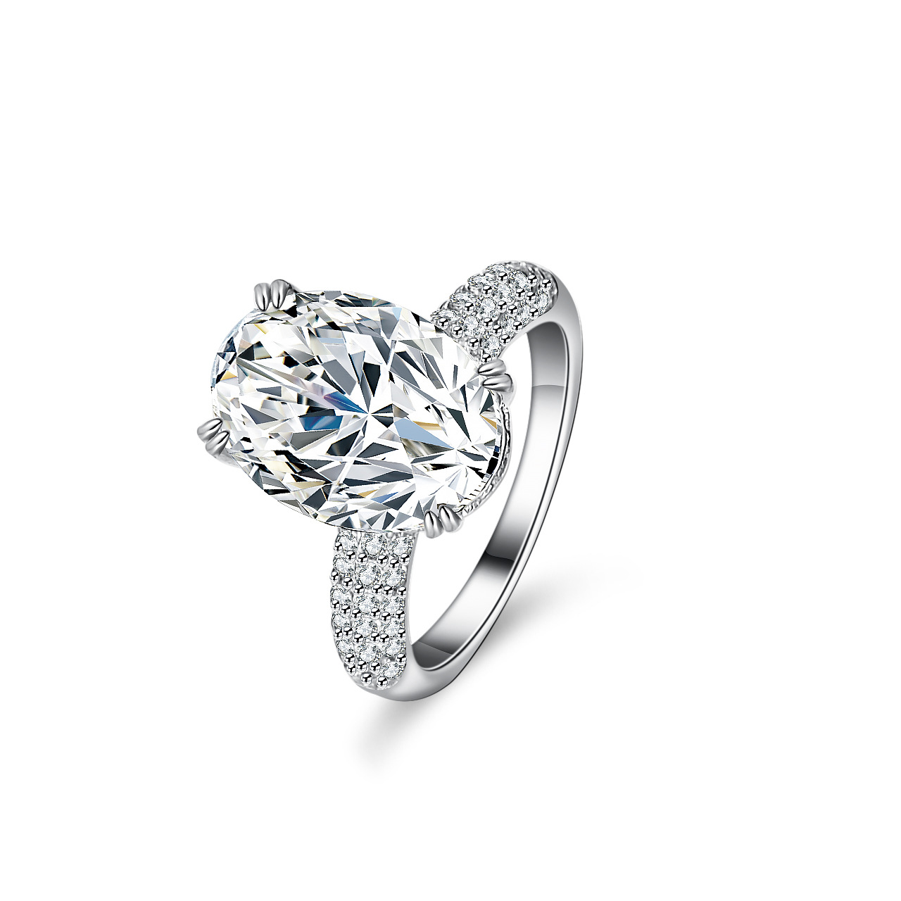 Kadınlar için Alien 18 Ayar Al - Moissanite Engagement Ring 1 Carat incelemesi ve fiyatı