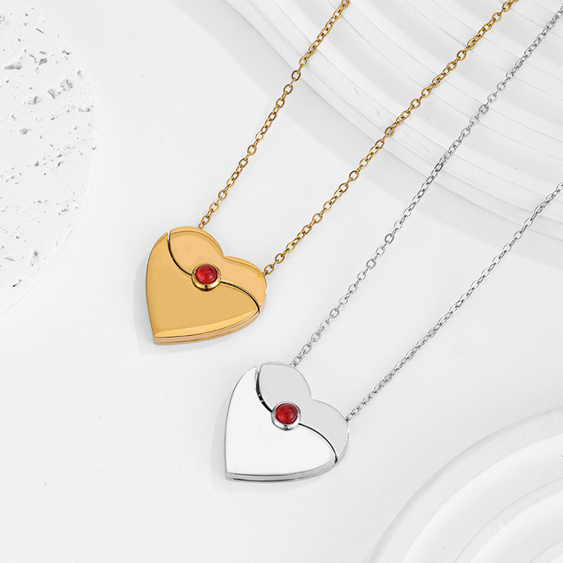 Letdiffery Kişiselleştirilmiş  - Heart Locket Necklace Photo incelemesi ve fiyatı