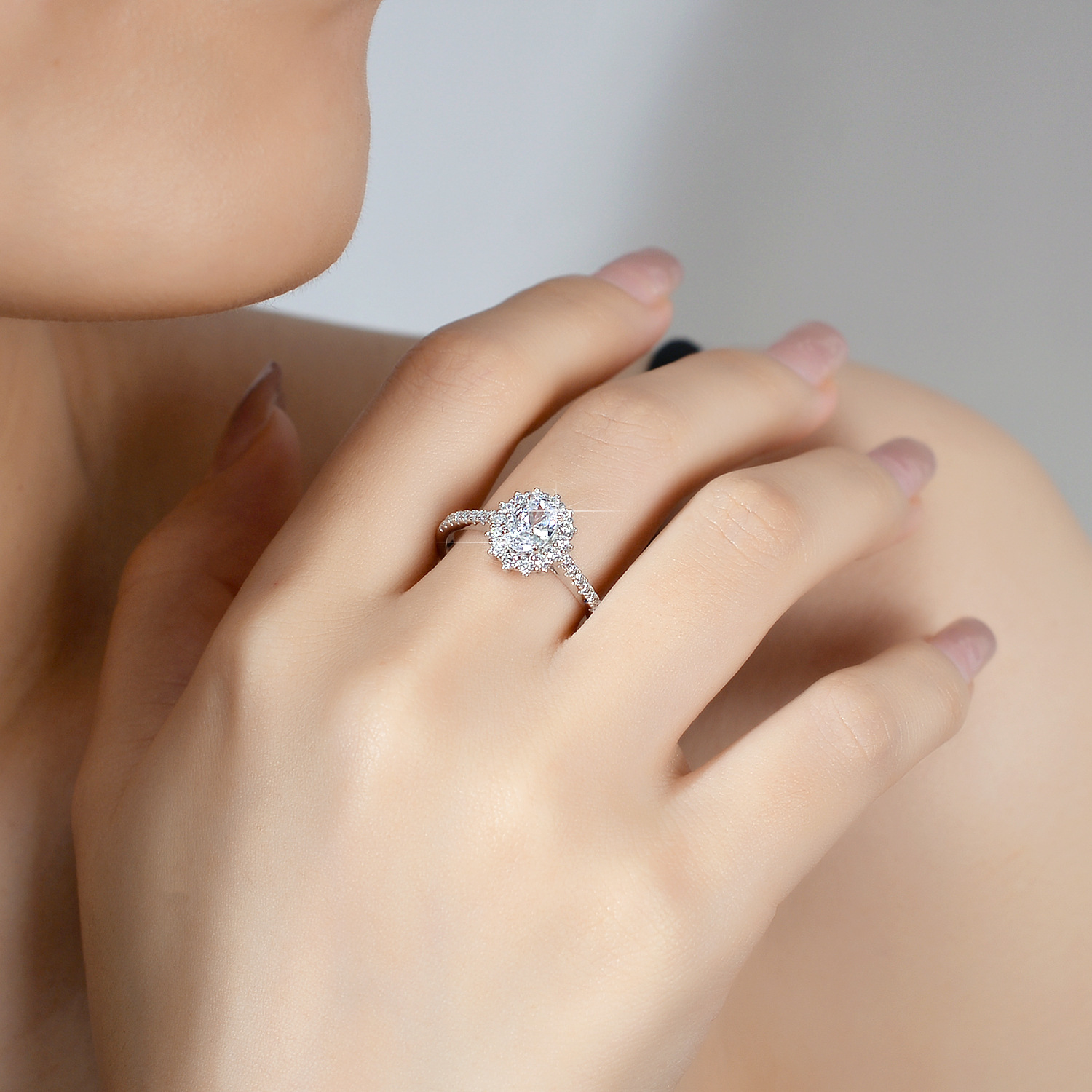 Kadınlar için Alien Moissanite - Moissanite Engagement Ring 1 Carat incelemesi ve fiyatı