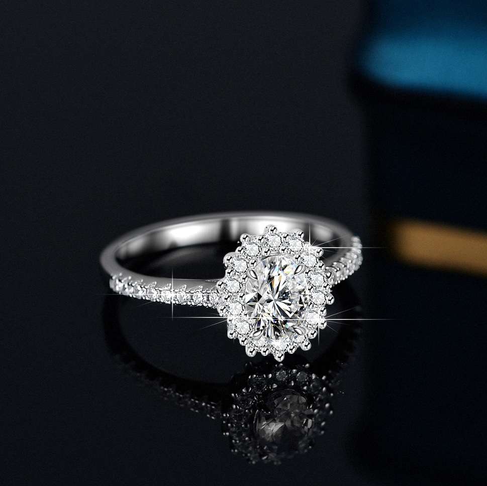 Kadınlar için Alien Moissanite - Moissanite Engagement Ring 1 Carat incelemesi ve fiyatı