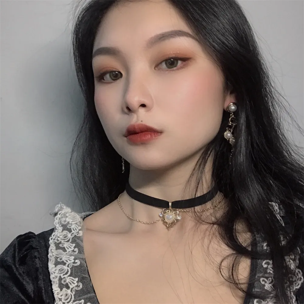 Vintage kadife zincir gerdanlı - Pearl Choker Necklace Vintage incelemesi ve fiyatı