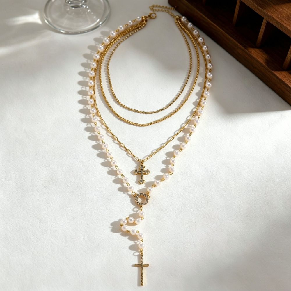 Hanoumeishi İnci Uçlu Uzun Zin - Layered Pendant Necklace Aesthetic incelemesi ve fiyatı