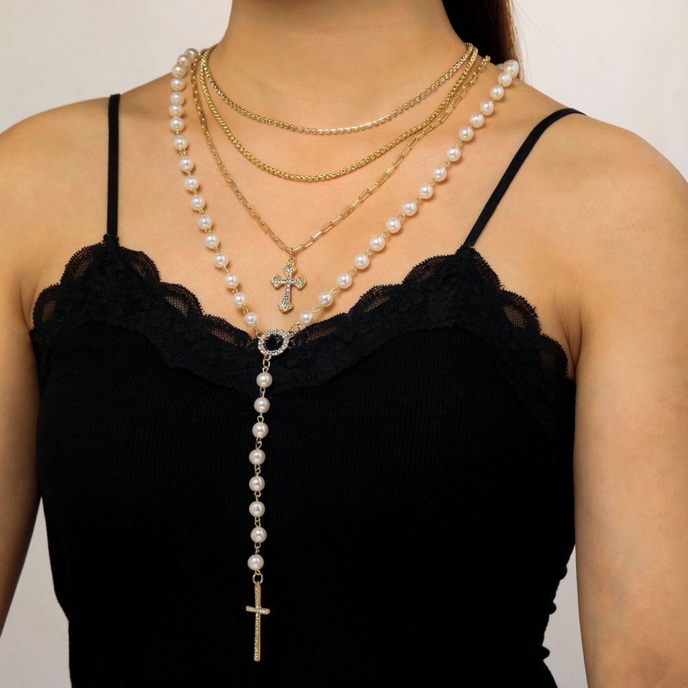 Hanoumeishi İnci Uçlu Uzun Zin - Layered Pendant Necklace Aesthetic incelemesi ve fiyatı