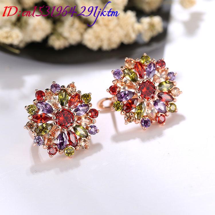 Doğal kristal çiçek küpe gerçe - Earrings incelemesi ve fiyatı