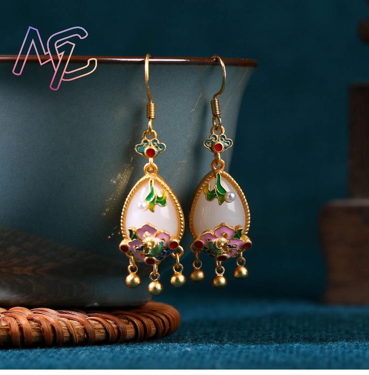 Doğal Yeşim Çiçek Küpe Charm M - Earrings incelemesi ve fiyatı