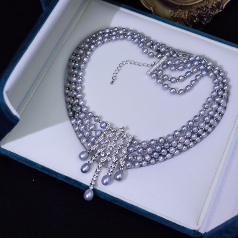 Tatlı Su İncisi Kolye, Vintage - Pearl Choker Necklace Vintage incelemesi ve fiyatı