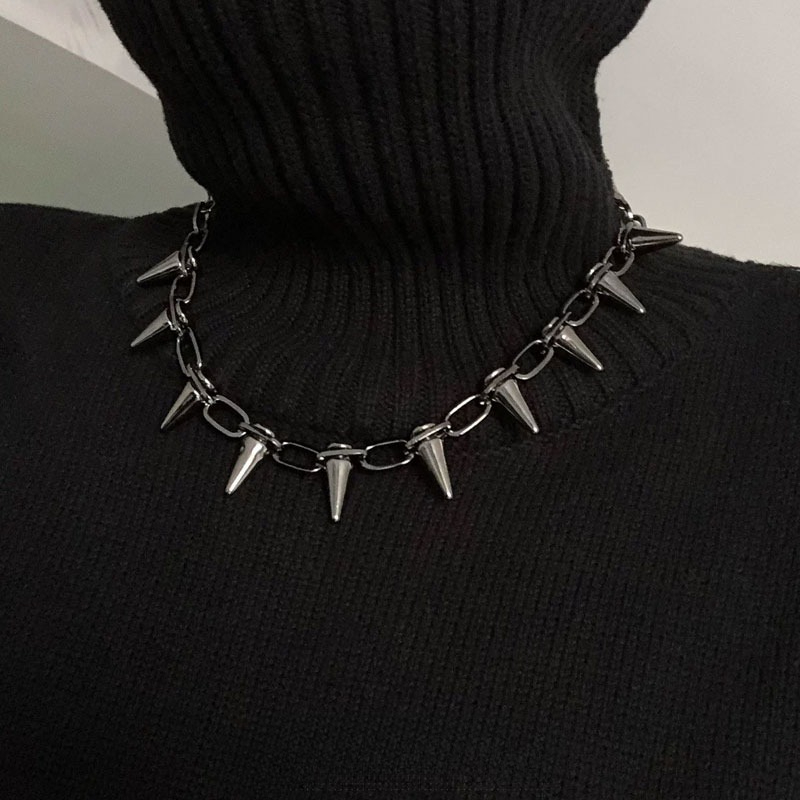 Moda Punk Spike Chokers Kolye  - Goth Punk Spike Choker incelemesi ve fiyatı
