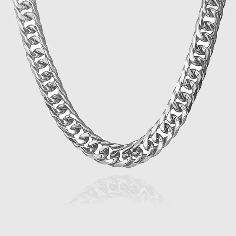 925 Ayar Gümüş 45-60 cm 10mm K - Cuban Link Chain 12Mm incelemesi ve fiyatı