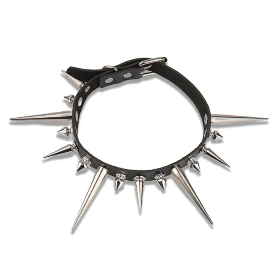 Goth Uzun Başak Gerdanlık Punk - Goth Punk Spike Choker incelemesi ve fiyatı