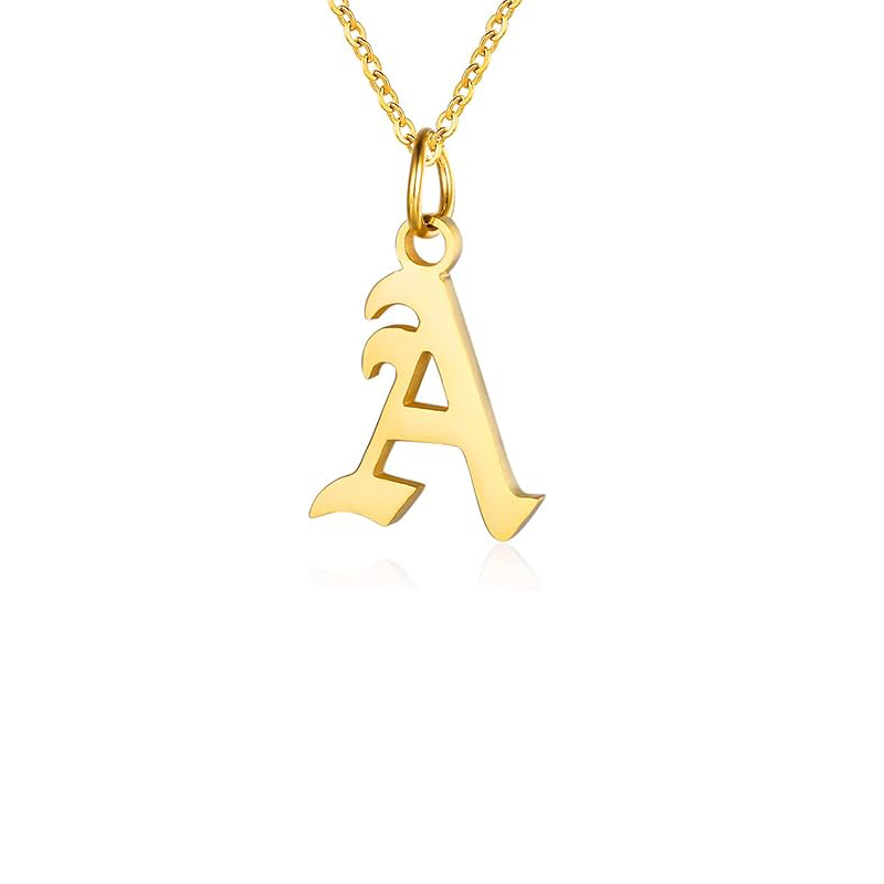 Kadınlar için Harf Kolyeler Ki - Initial Letter Necklace 18K Gold incelemesi ve fiyatı