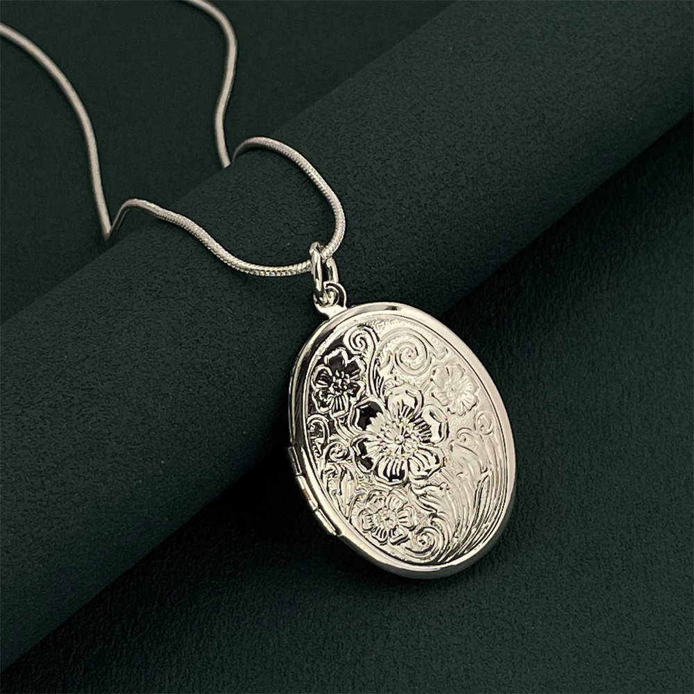 925 Gümüş Yılan Kolye Oval Fot - 925 Sterling Silver Chain Necklace Men incelemesi ve fiyatı